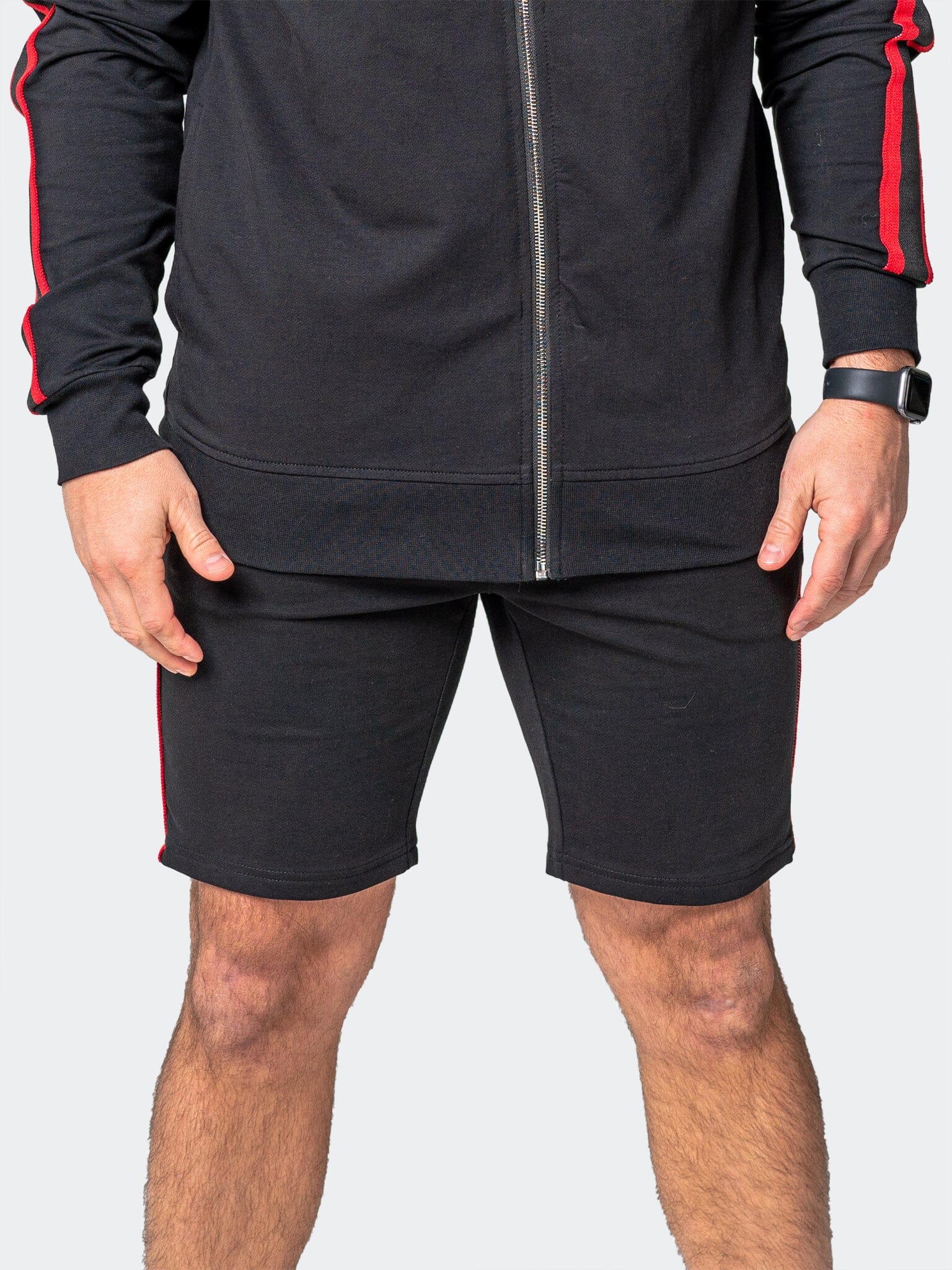 LionLogo Black Athletic Shorts