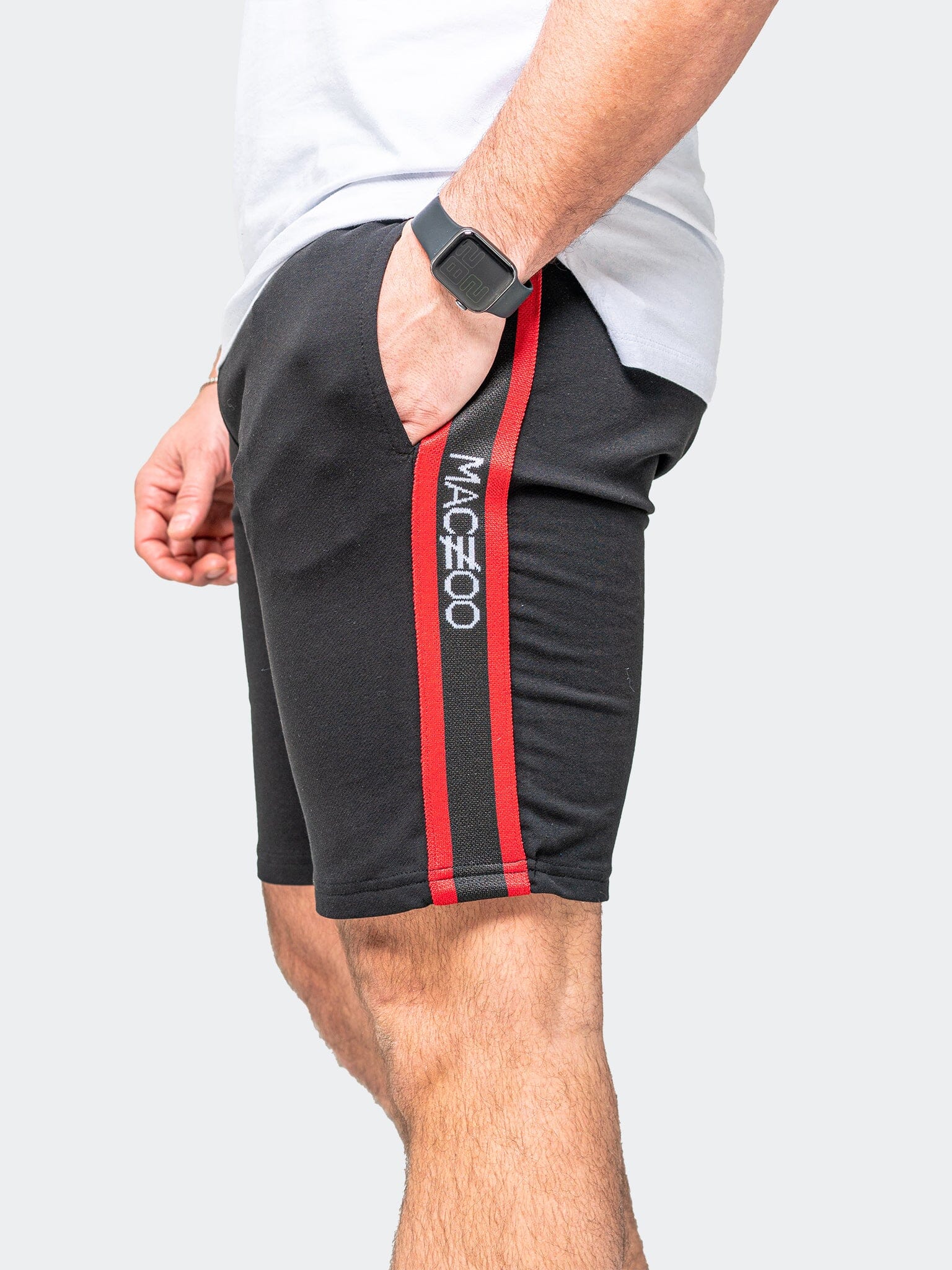LionLogo Black Athletic Shorts