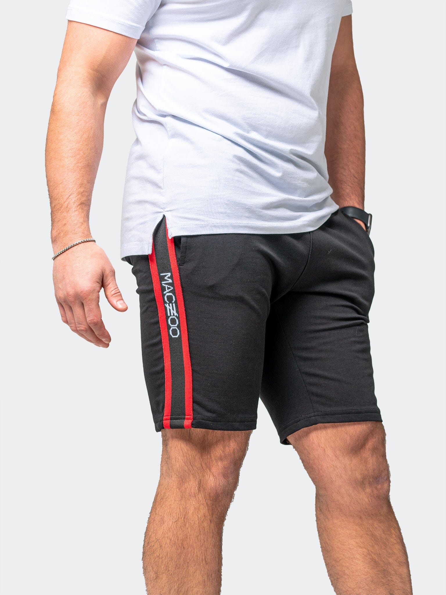 LionLogo Black Athletic Shorts