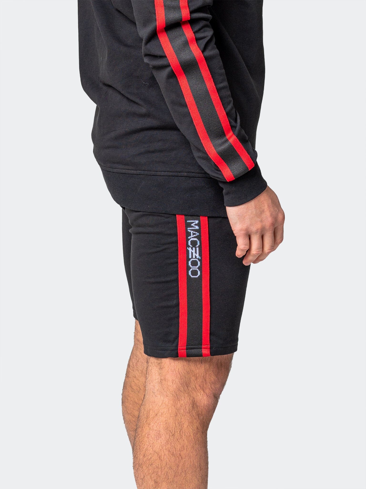 LionLogo Black Athletic Shorts