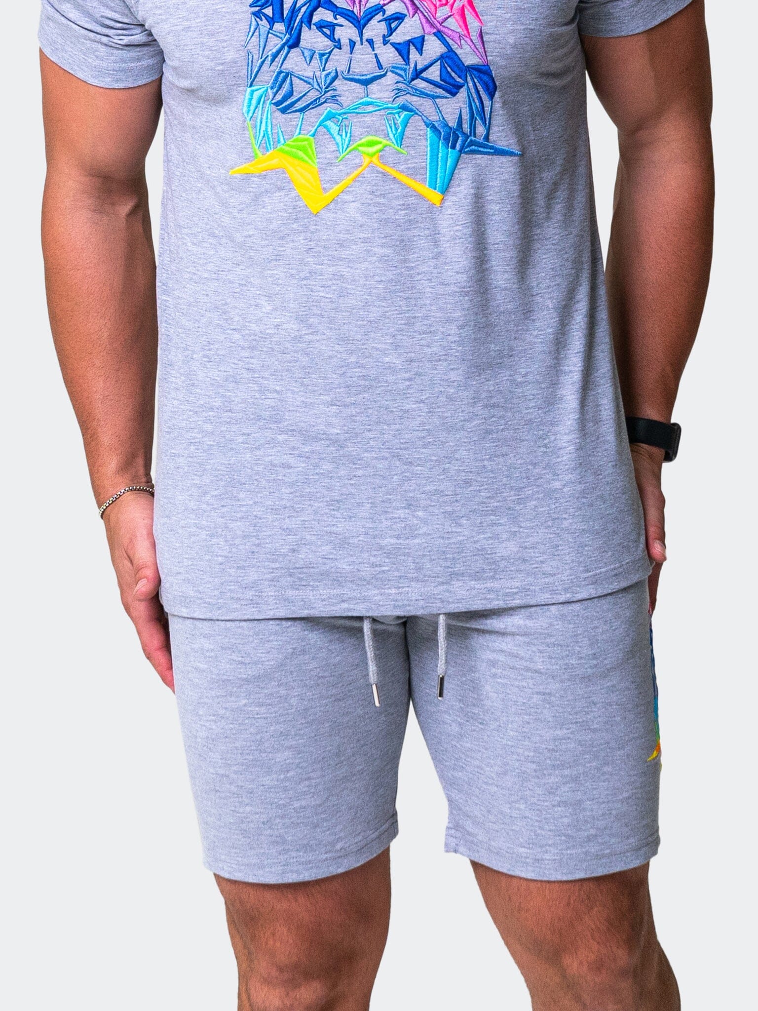 Neon Grey Athletic Shorts