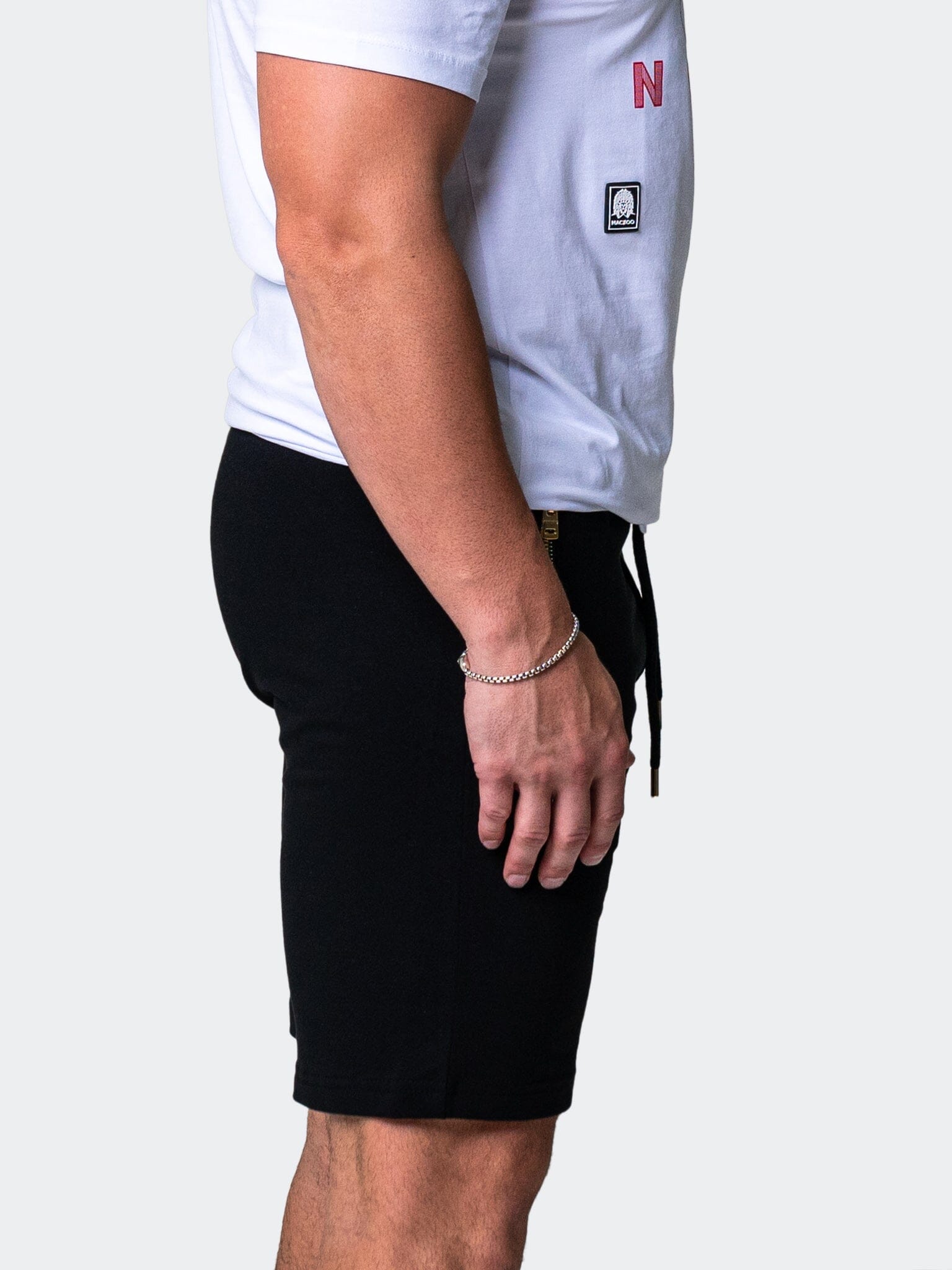 SkullPaint Black Shorts