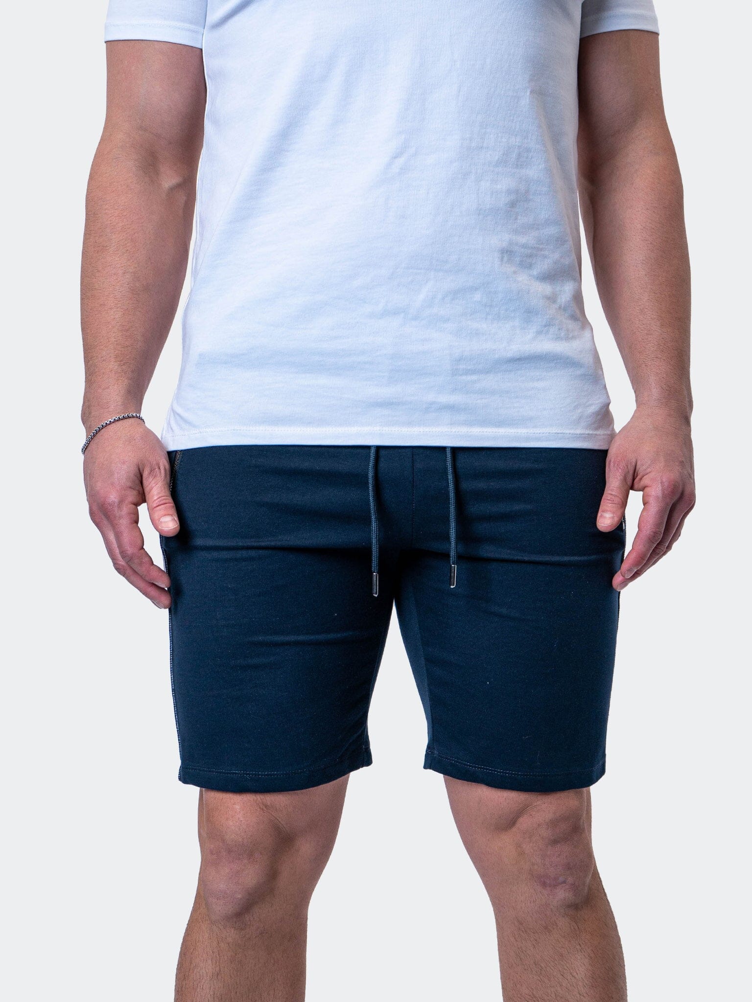 Track Navy Shorts