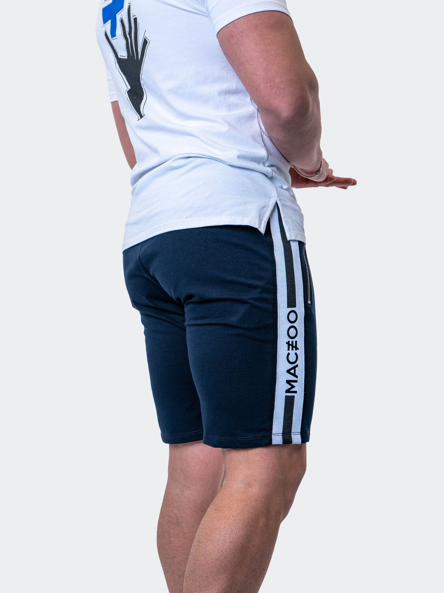 Track Navy Shorts