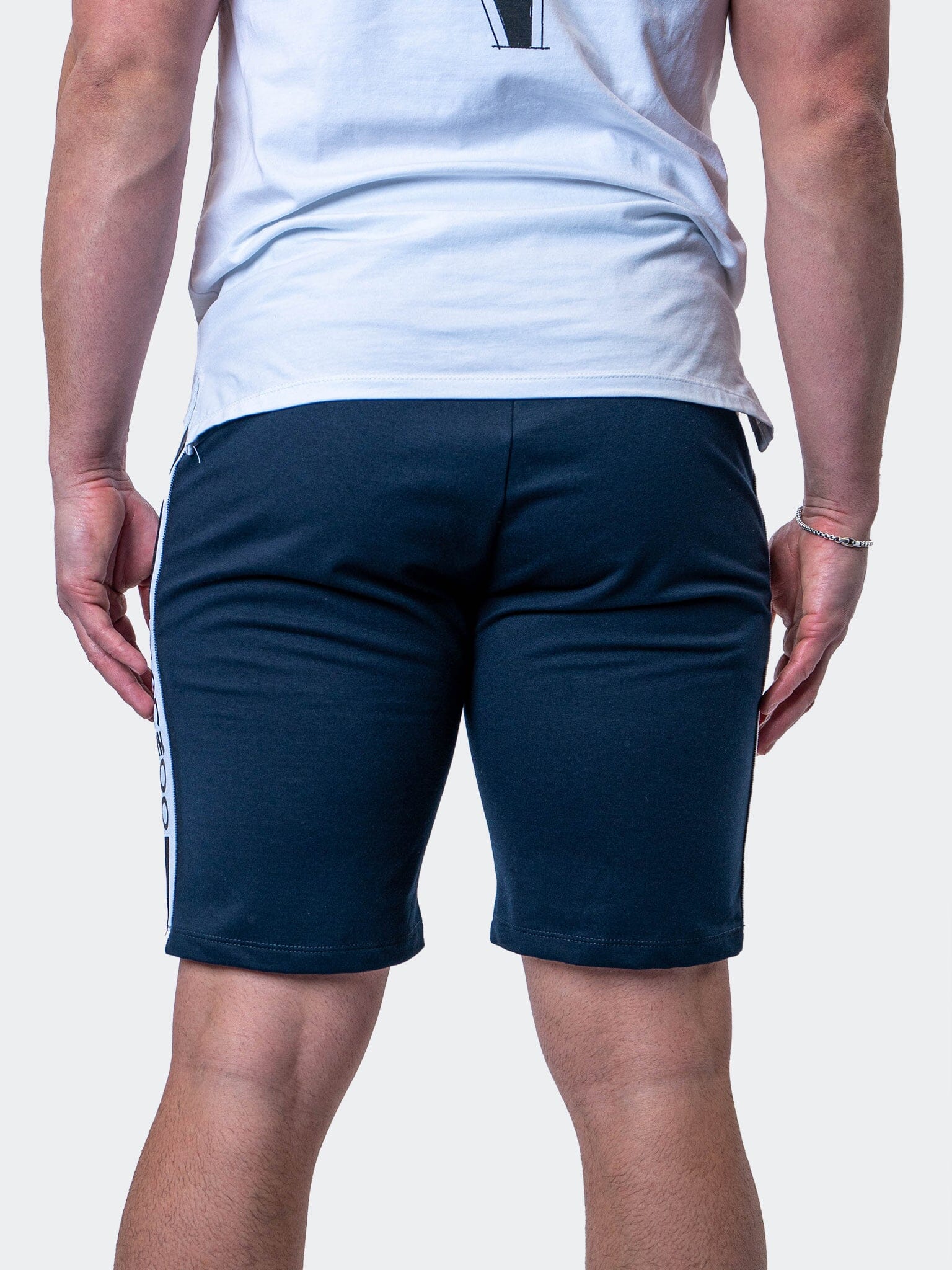 Track Navy Shorts