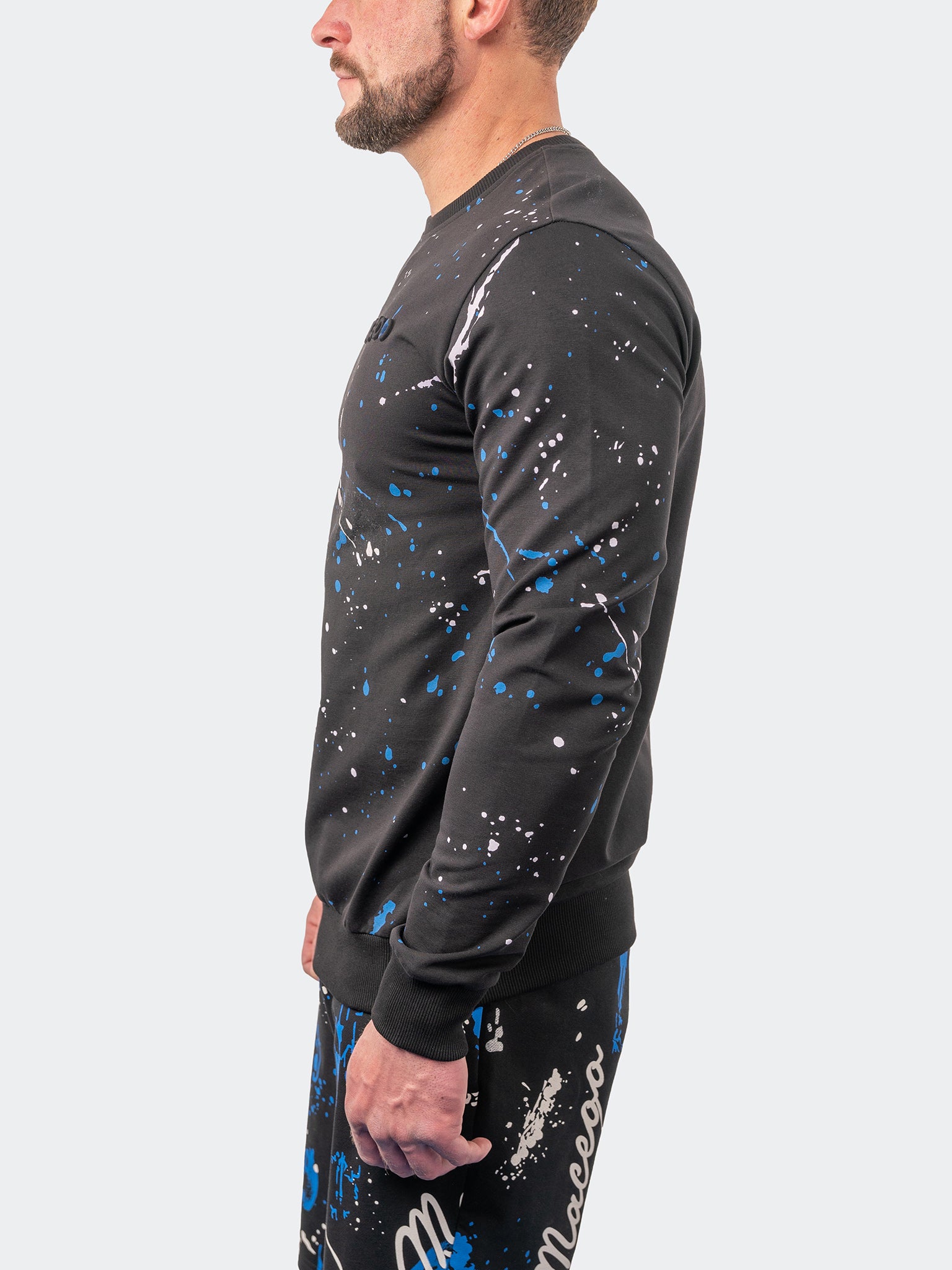 Abstract Black Shorts
