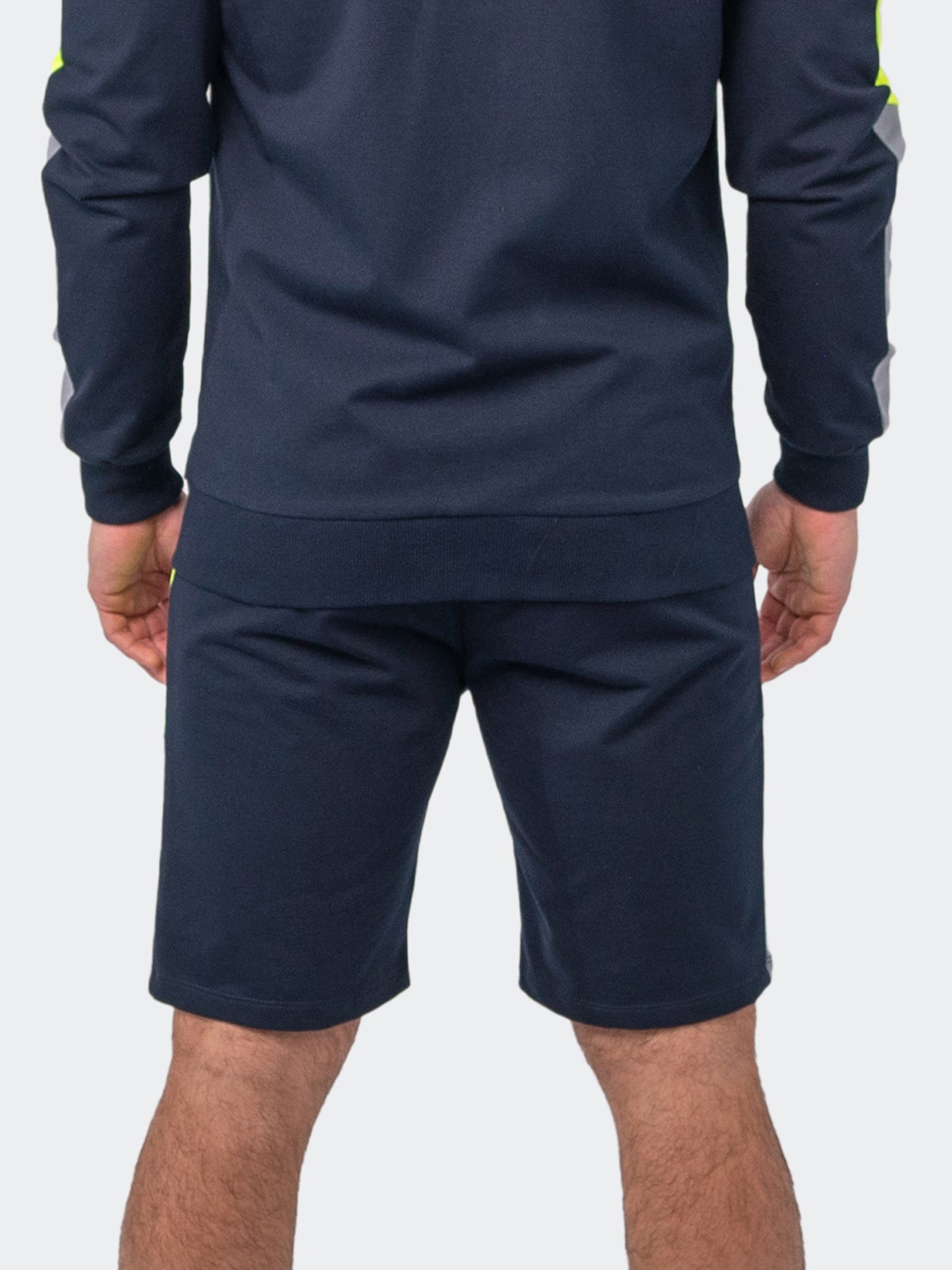 Level Navy Neon Shorts