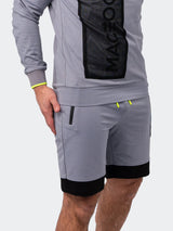 Shorts Net Grey View-4