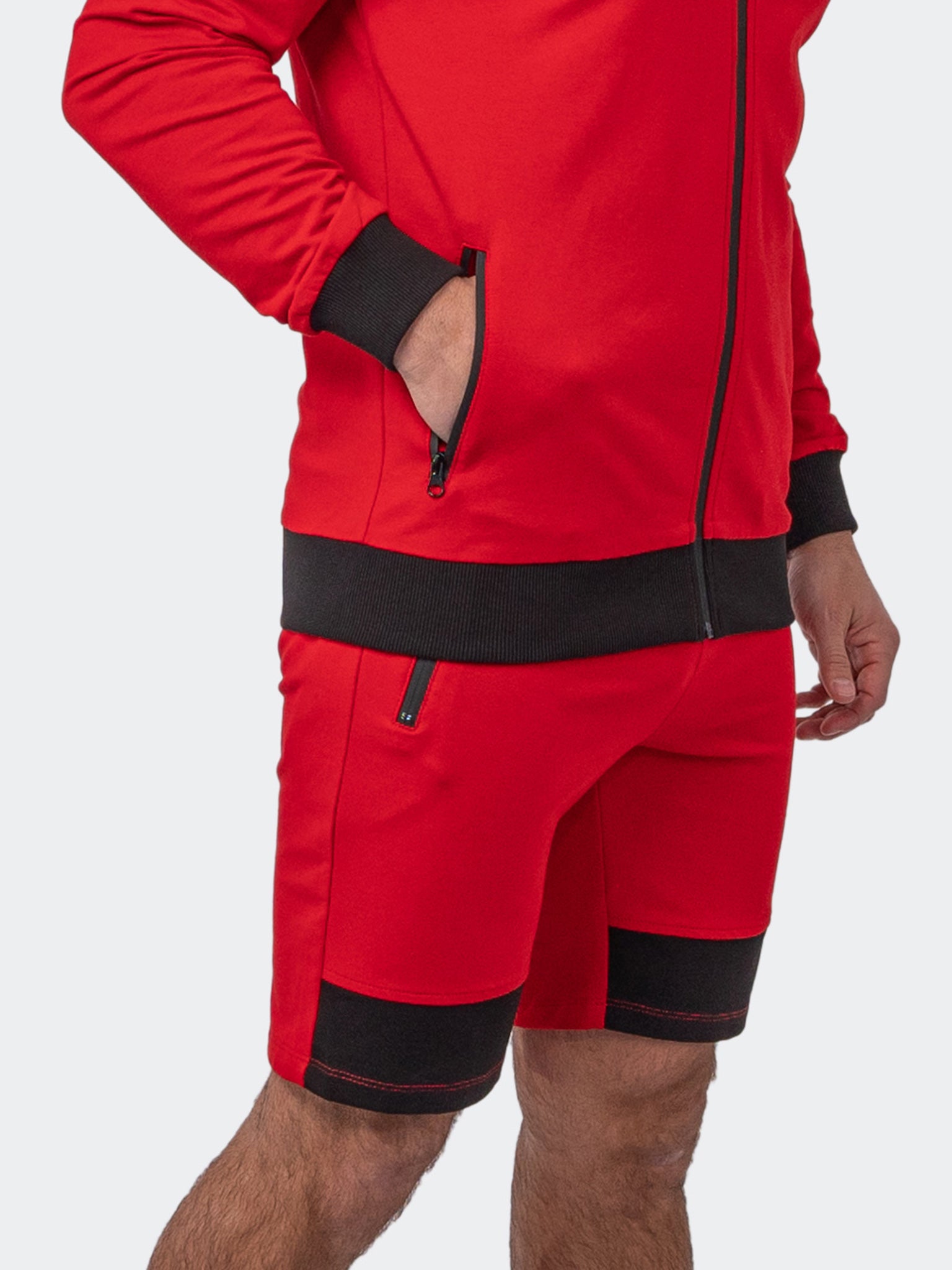 Platform Red Athletic Shorts