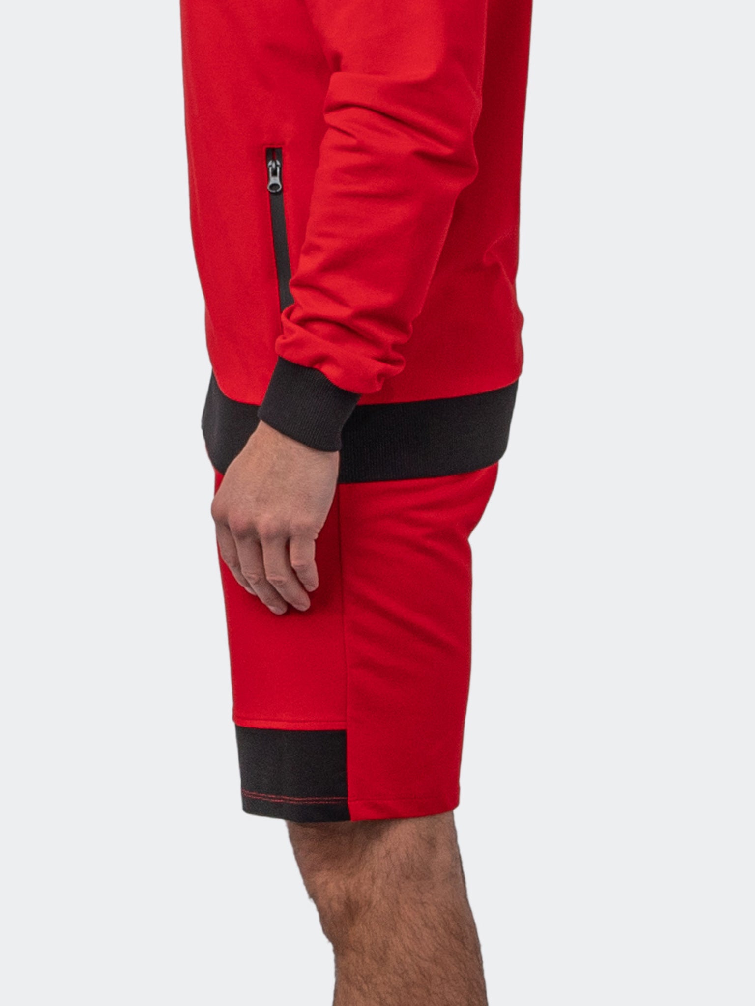Platform Red Athletic Shorts