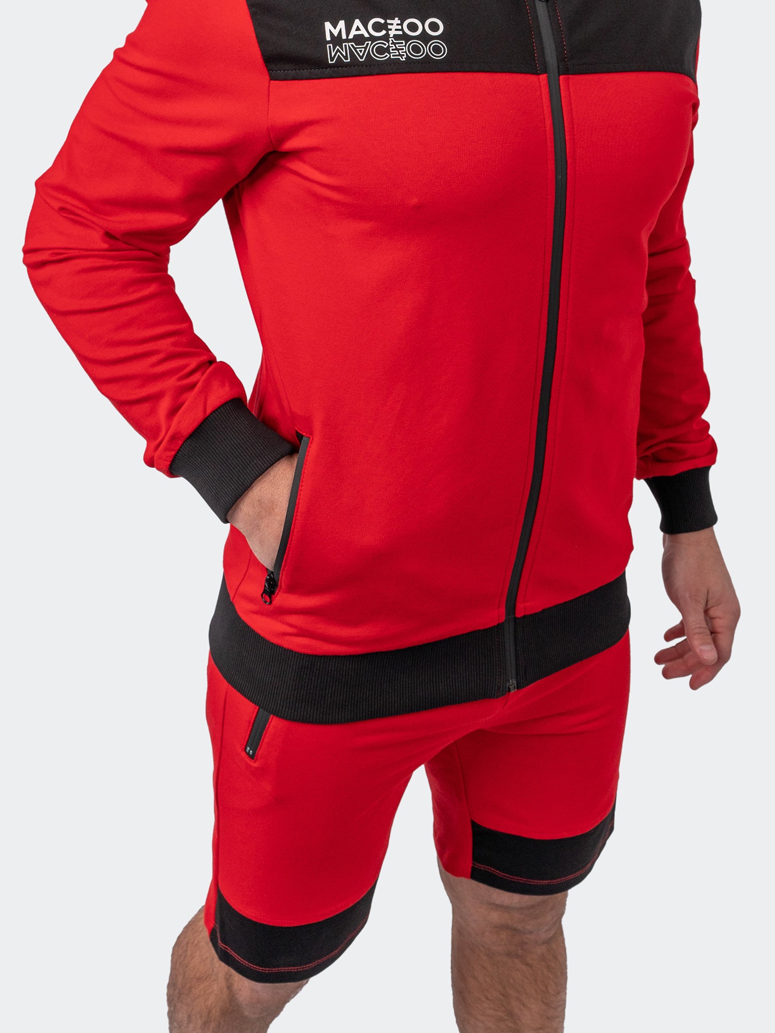 Platform Red Athletic Shorts