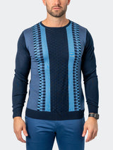 Sweater CrewBrick Blue View-2