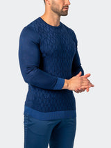 Sweater CrewHoney Blue View-1