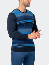 Sweater CrewMirage Blue View-5