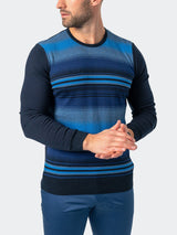 Sweater CrewMirage Blue View-3
