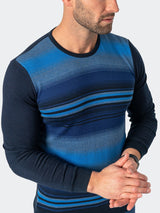 Sweater CrewMirage Blue View-2