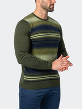 Sweater CrewMirage Green View-5