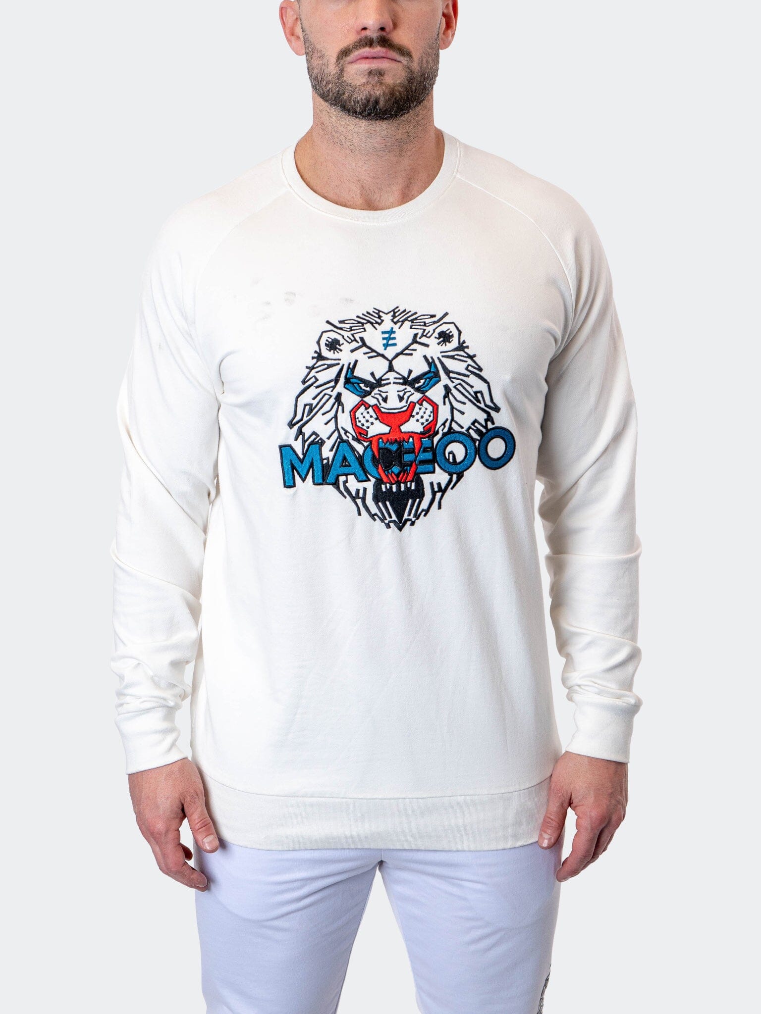 Majestic White Crew Sweater