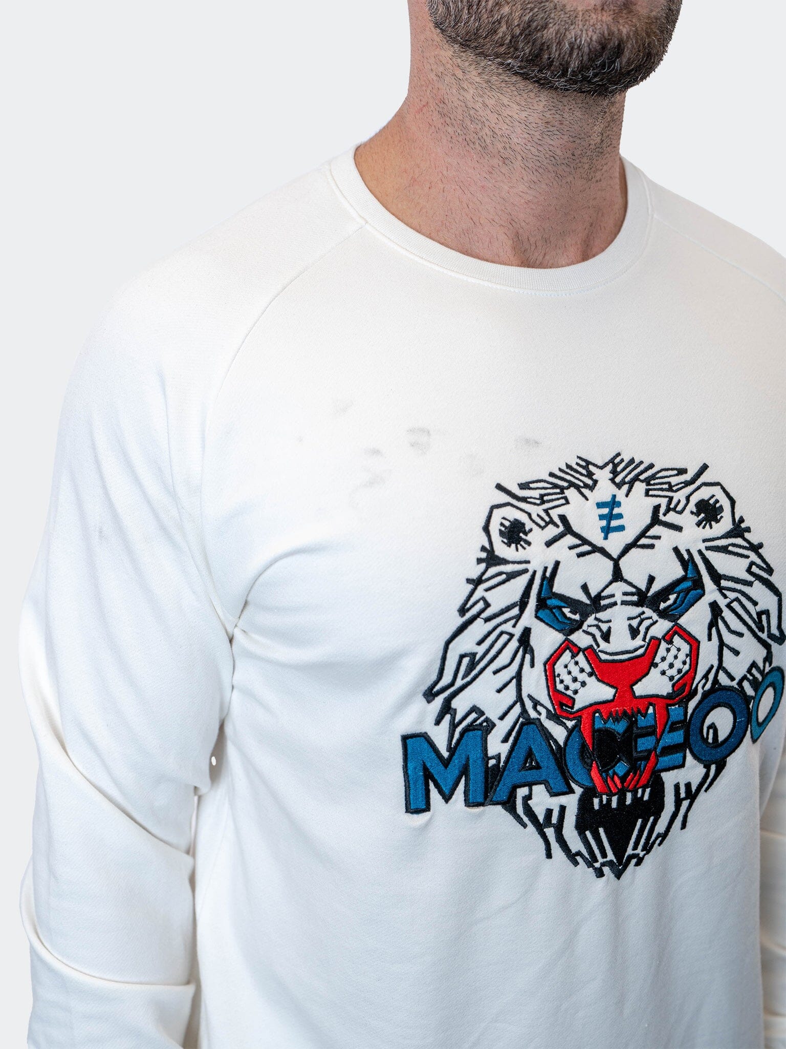 Majestic White Crew Sweater
