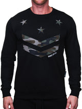 Sweater Army Black View-4
