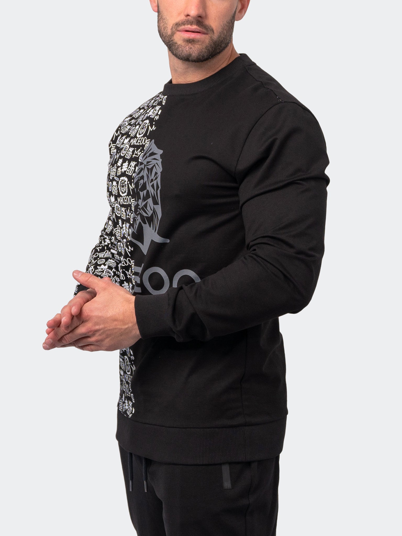 Graffiti Black Sweater
