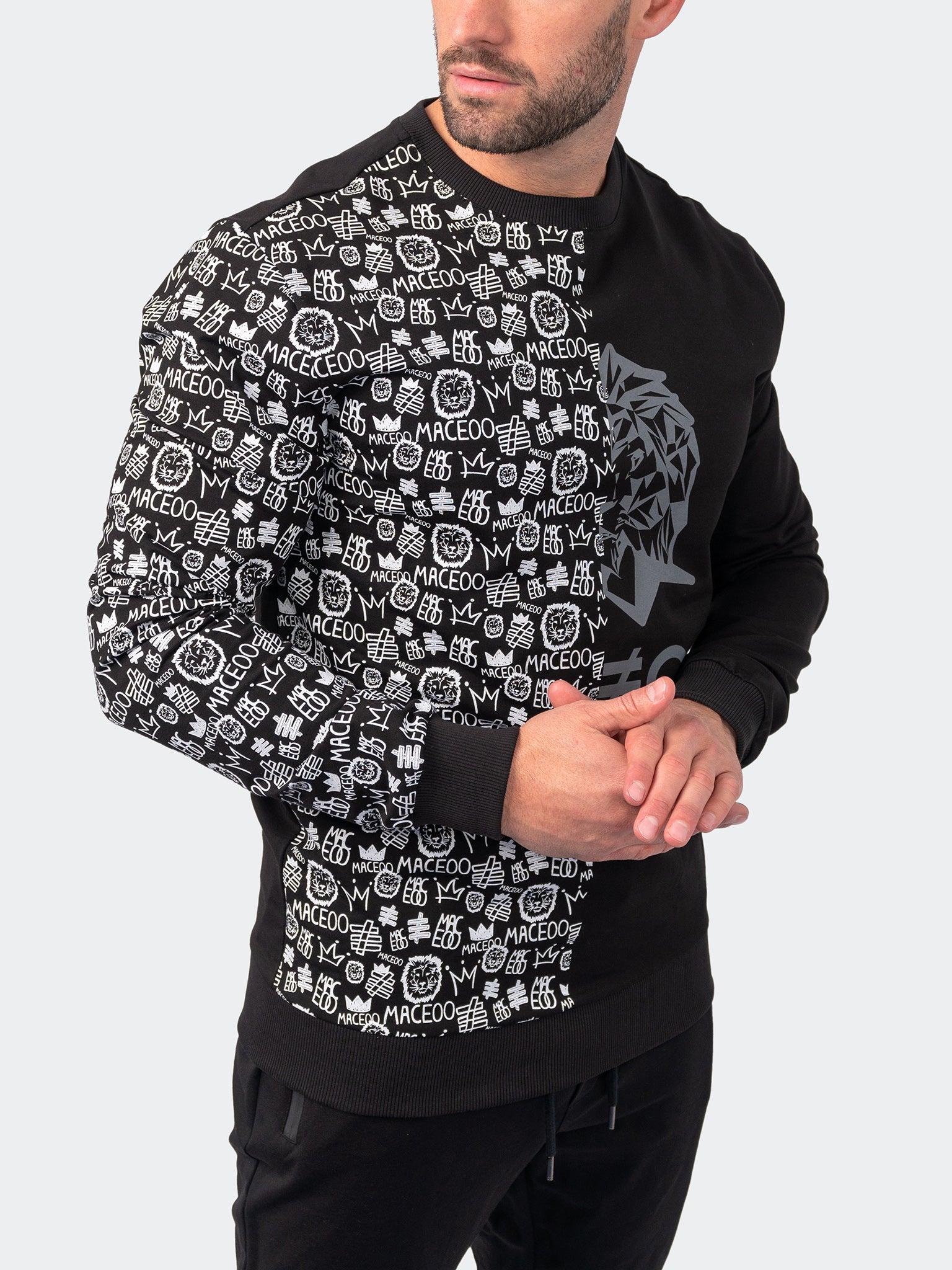 Graffiti Black Sweater