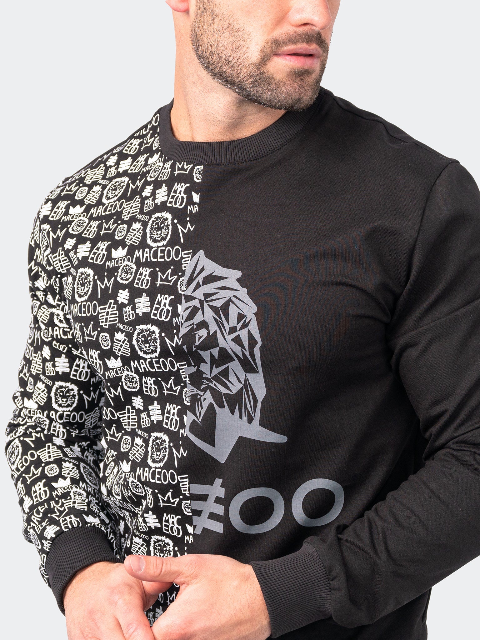 Graffiti Black Sweater