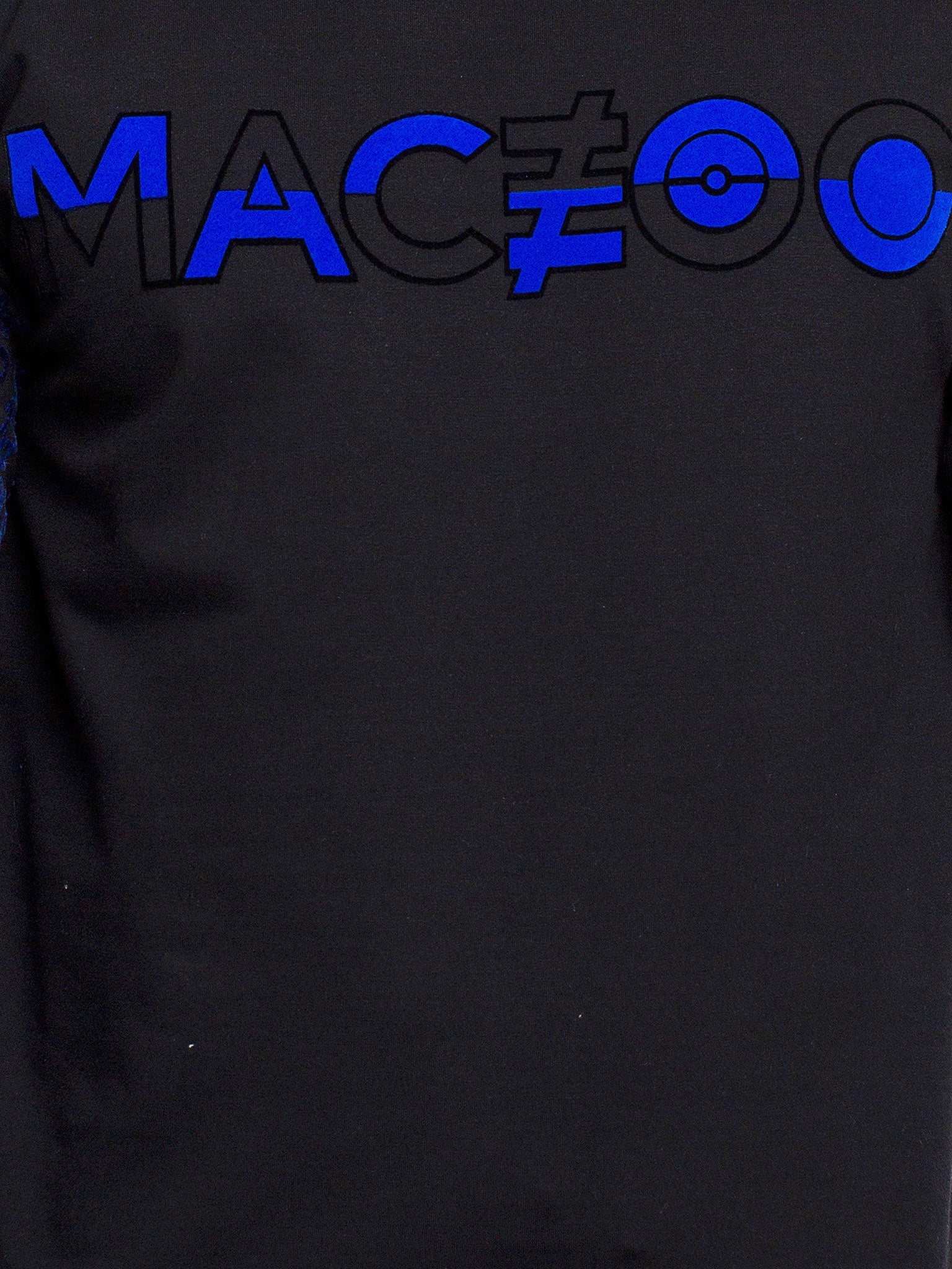 Perm Monogram Black Crew Sweater