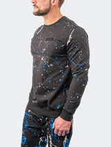 Sweater Splatter Black View-2