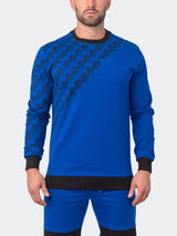 Sweater ZagPanel Blue View-1