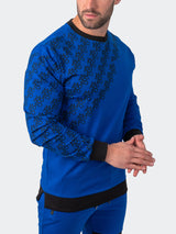 Sweater ZagPanel Blue View-7