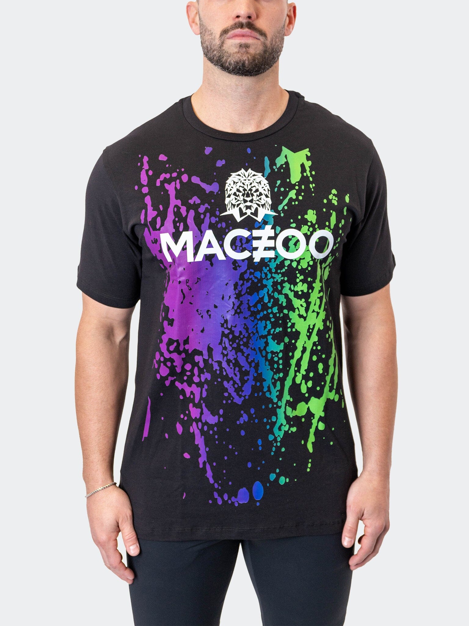 Accident Paint Splash Black Tee