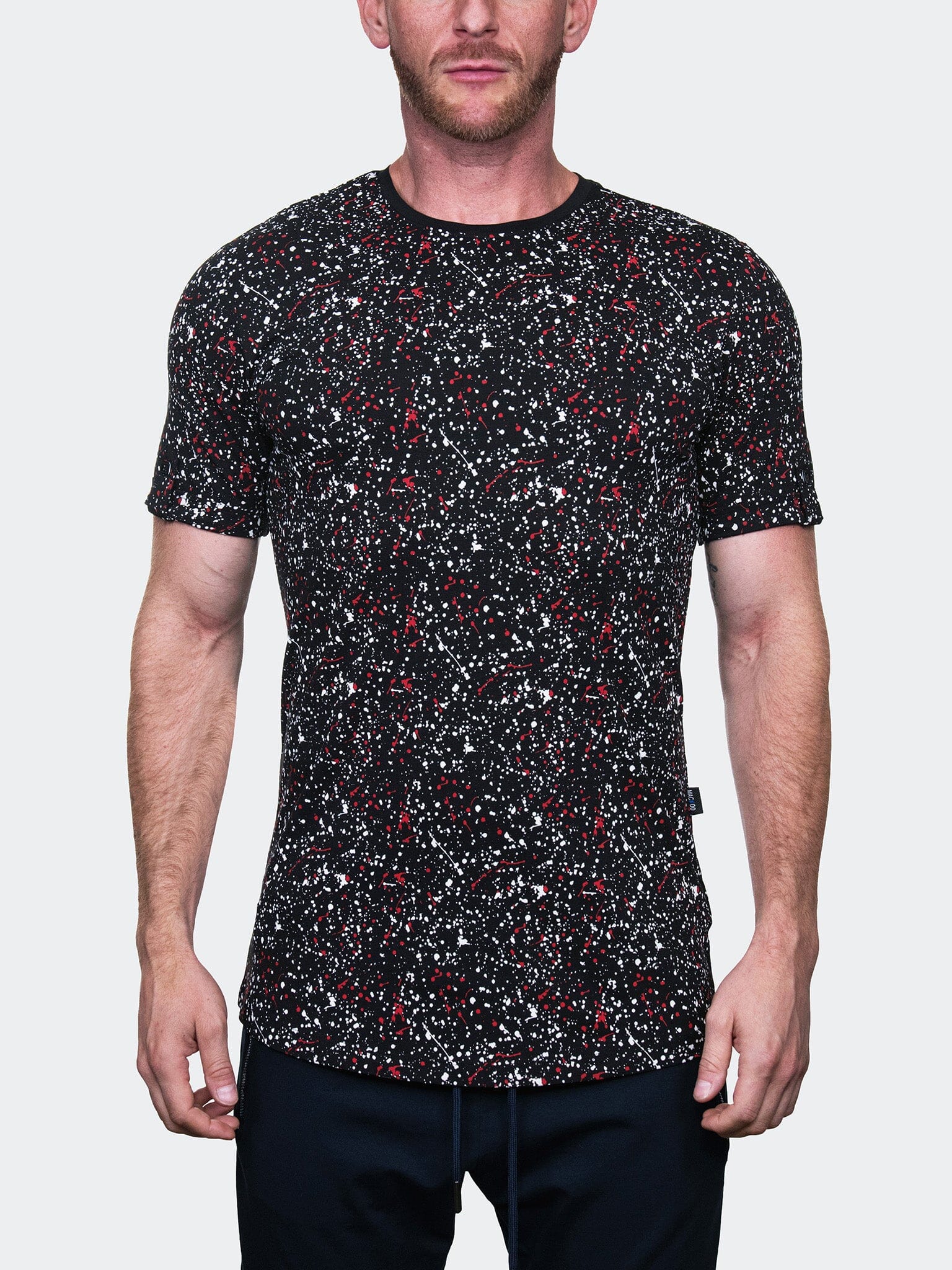 Splash Black Graphic Tee