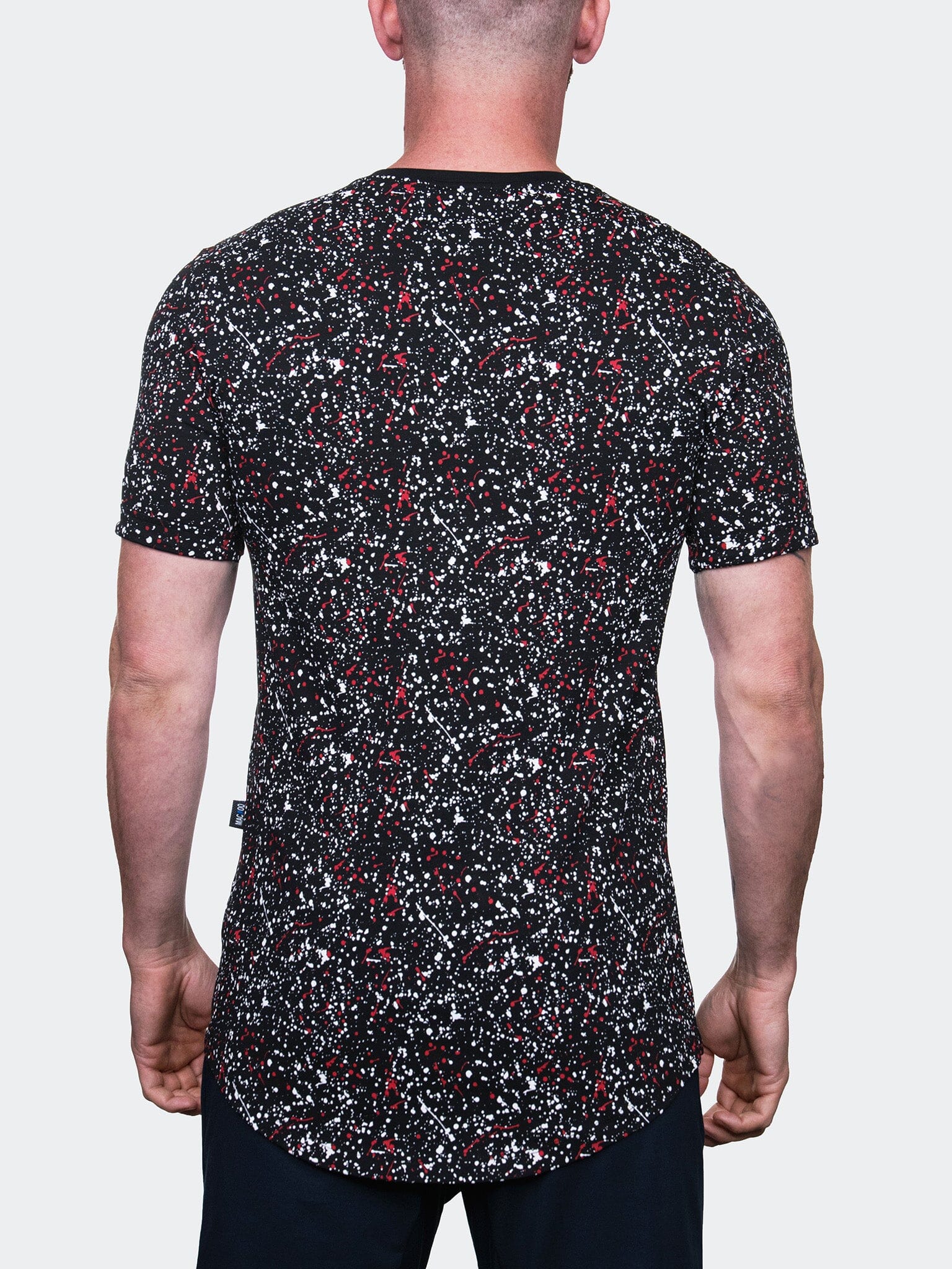 Splash Black Graphic Tee