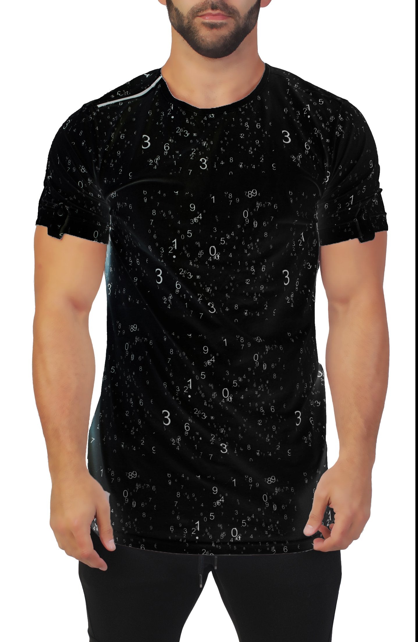TeeHLZip Number Black