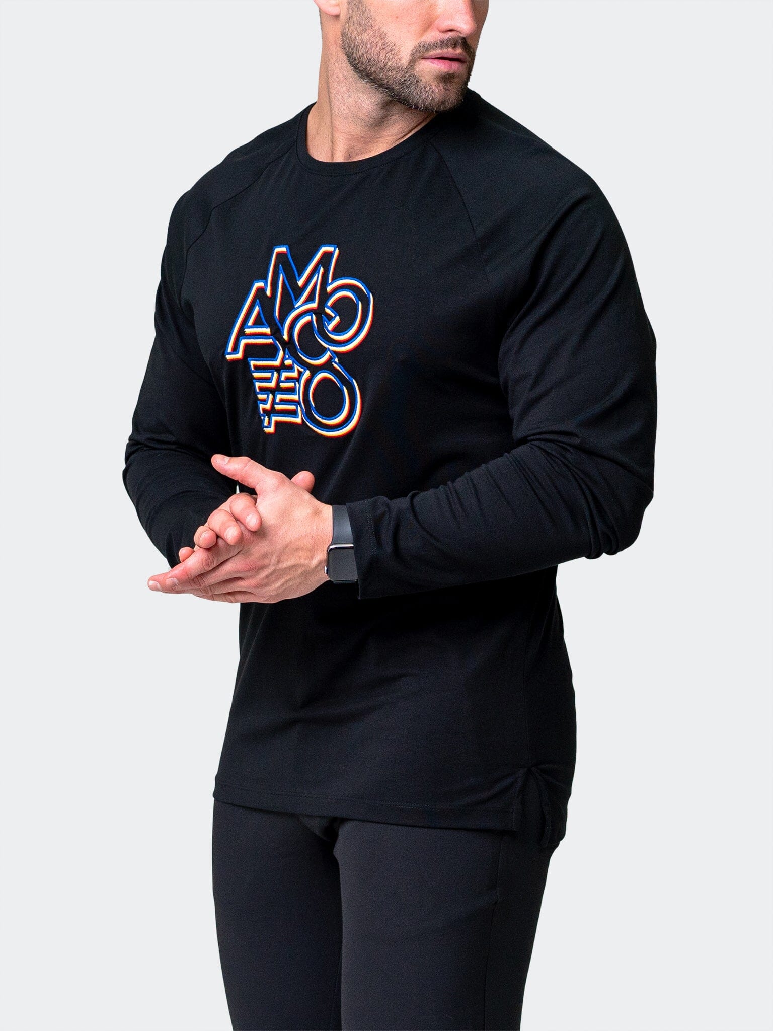 Remix Black Long Sleeve Tee