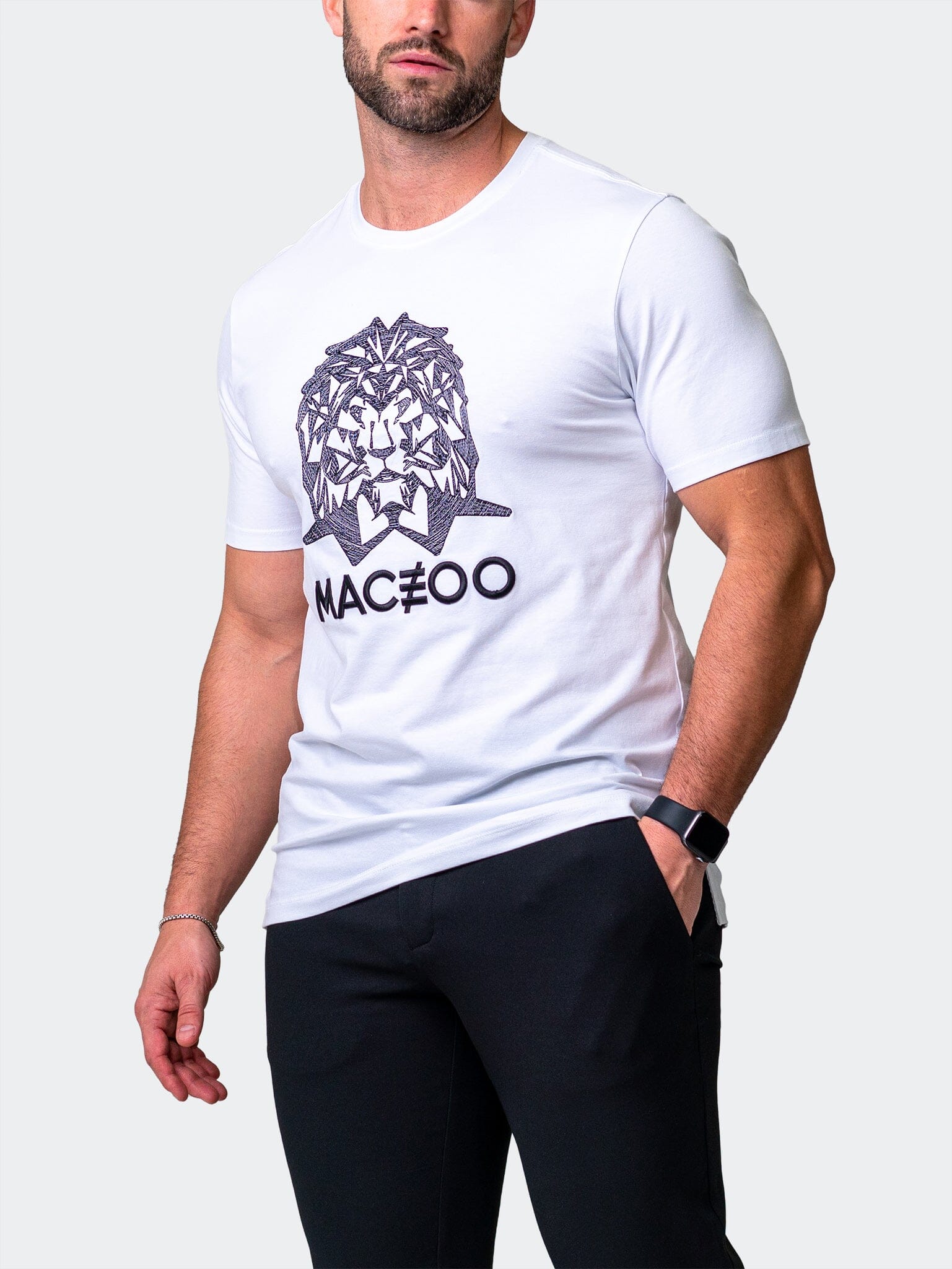 MightyMane White Tee