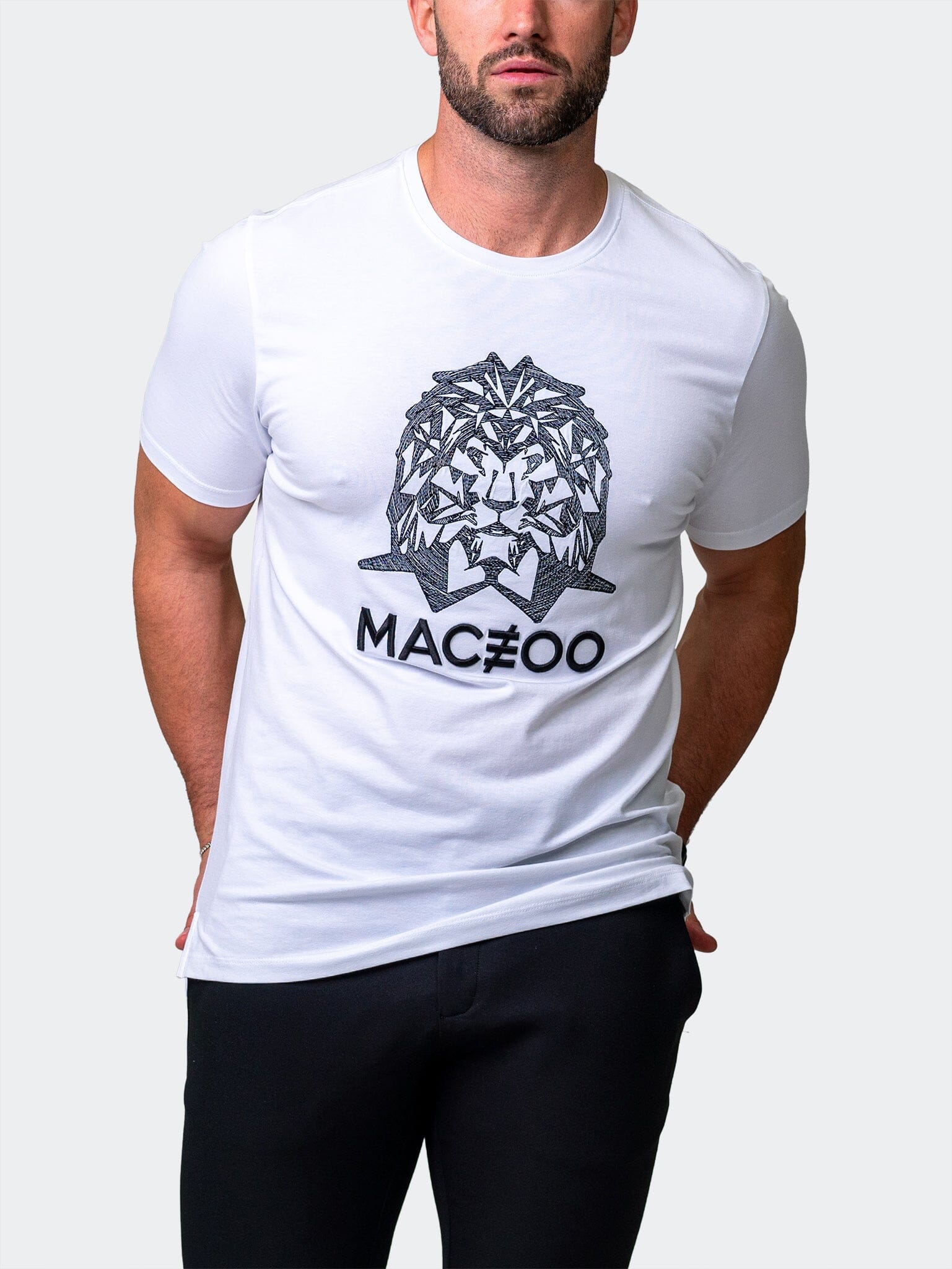 MightyMane White Tee