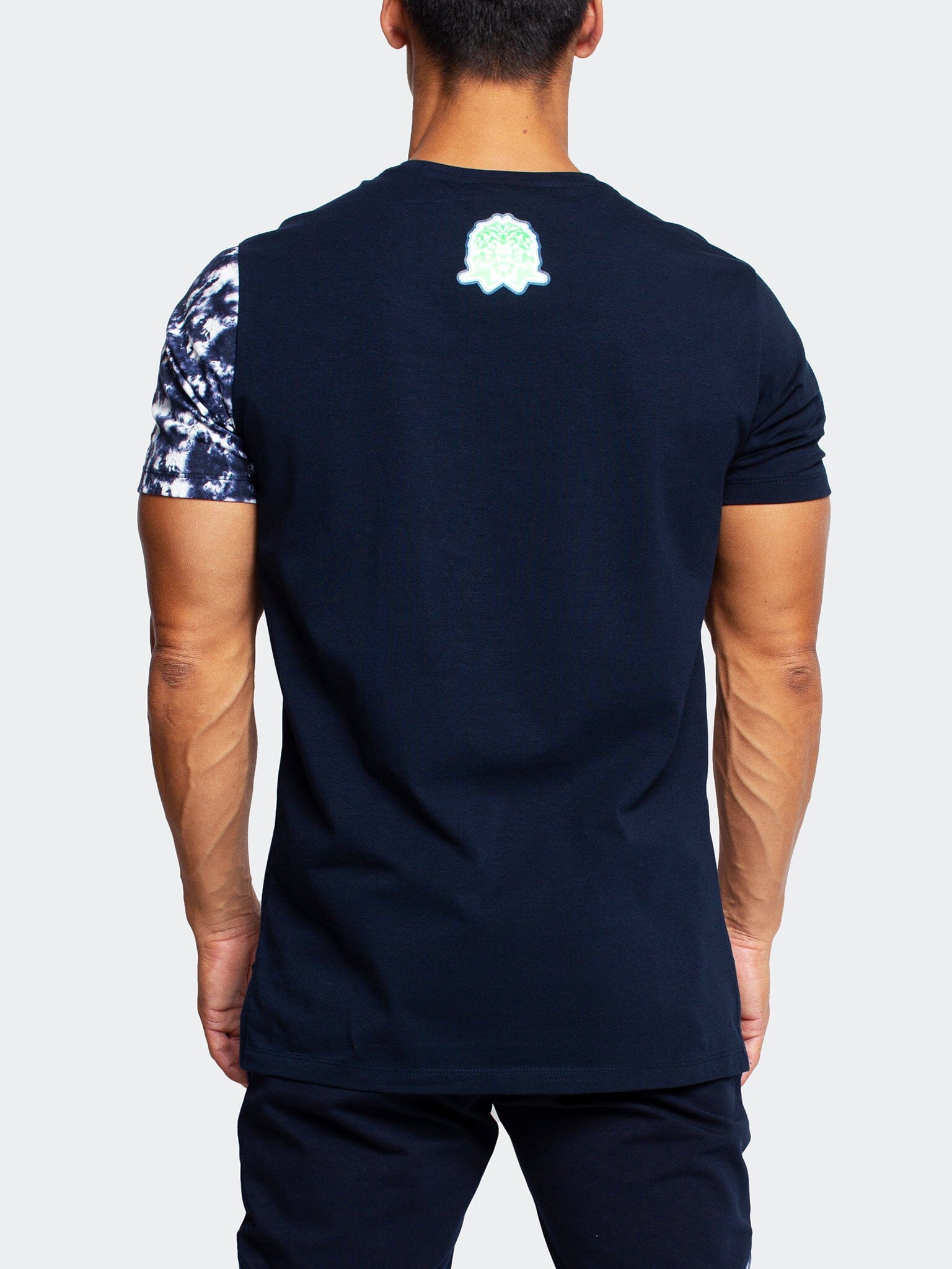 Panel Tie-Dye Blue Tee