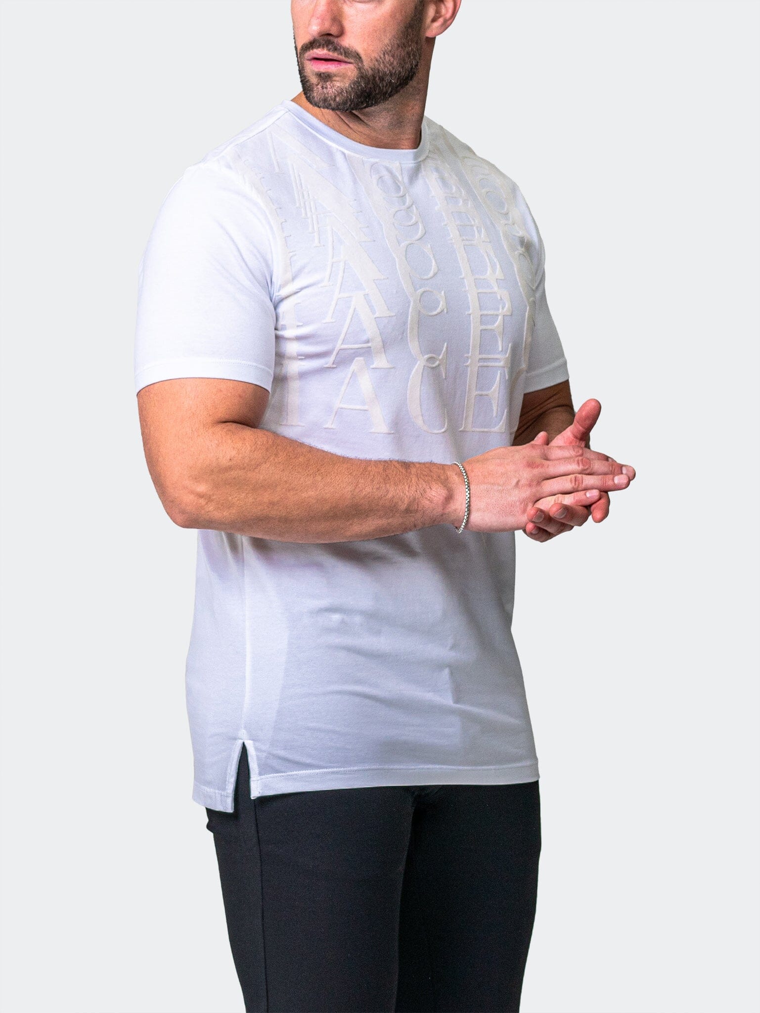 Repetition White Graphic Tee
