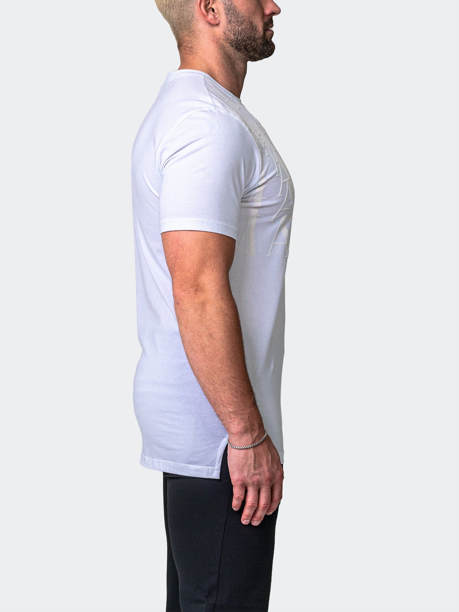 Repetition White Graphic Tee