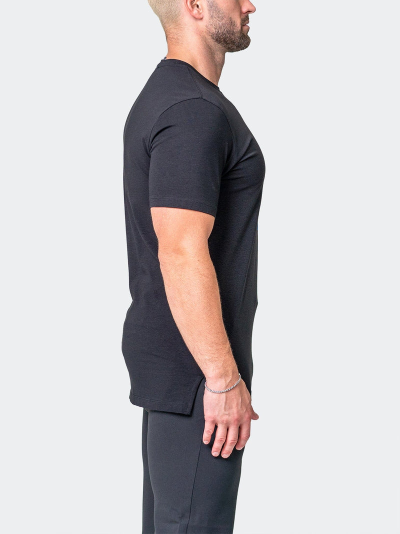 Tee Stacked Black