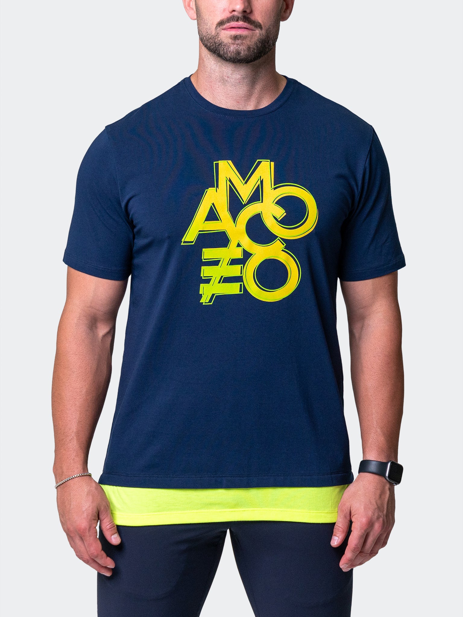 Tee StackedGreen Blue