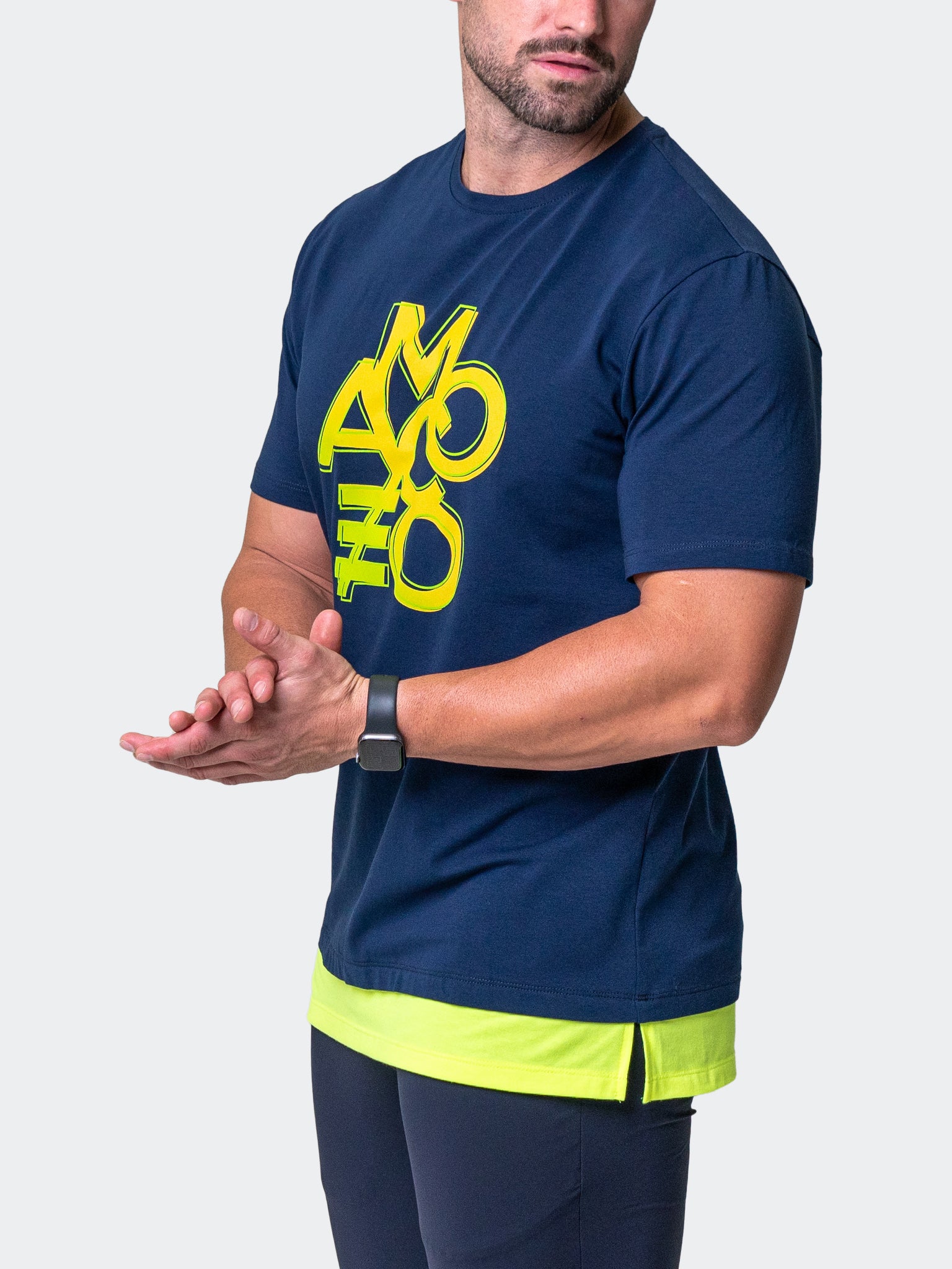 Tee StackedGreen Blue