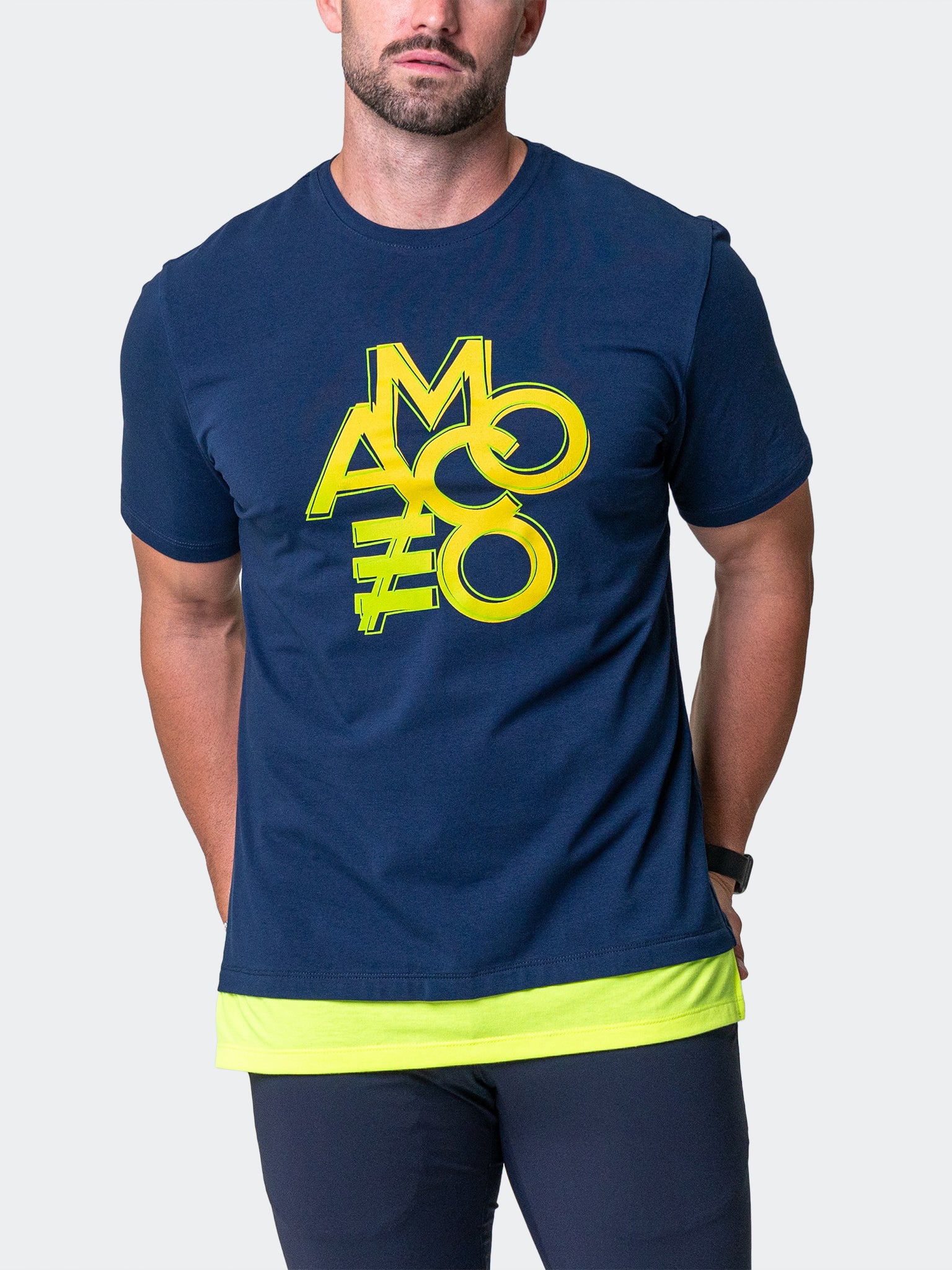 Tee StackedGreen Blue