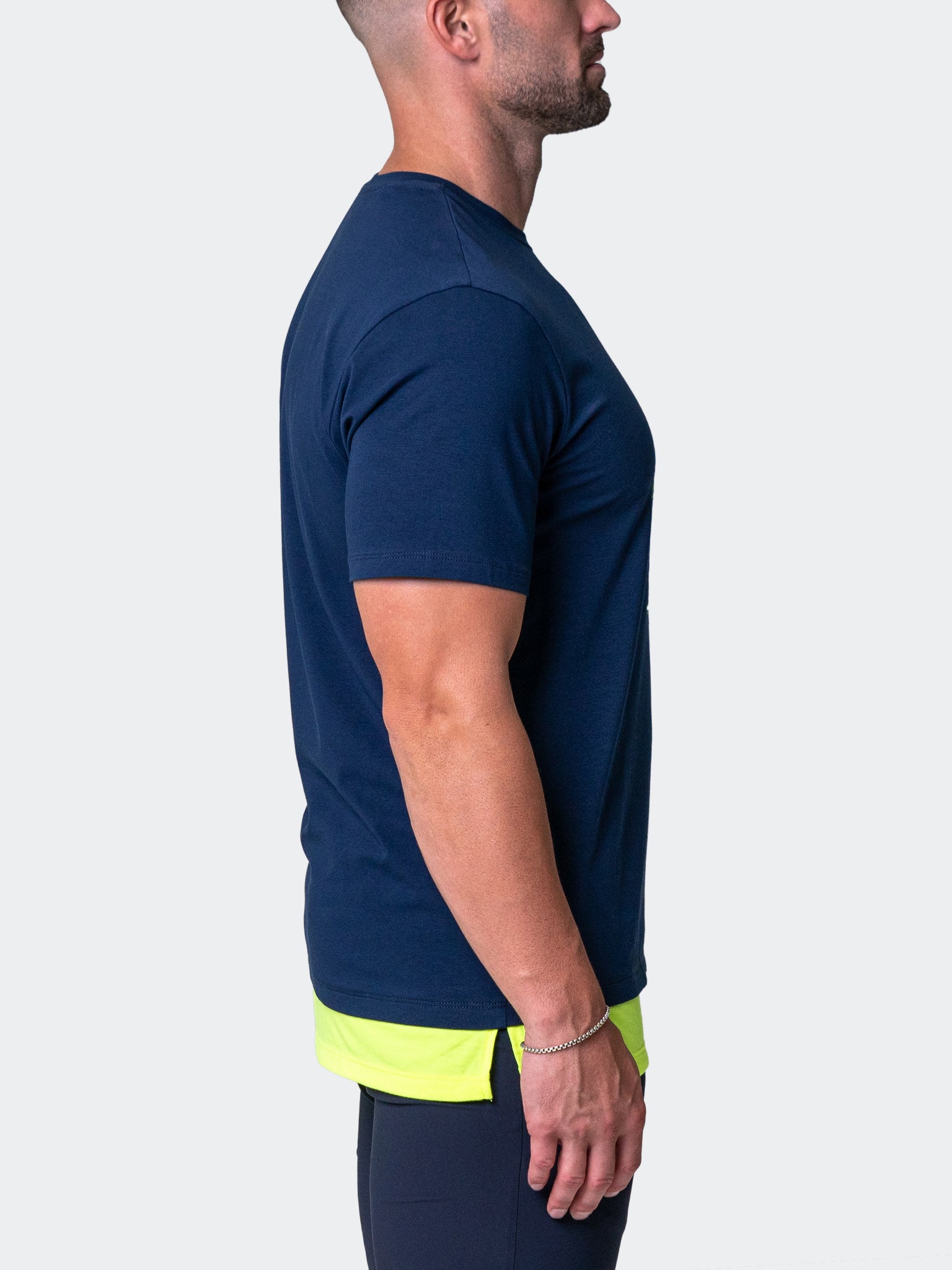 Tee StackedGreen Blue