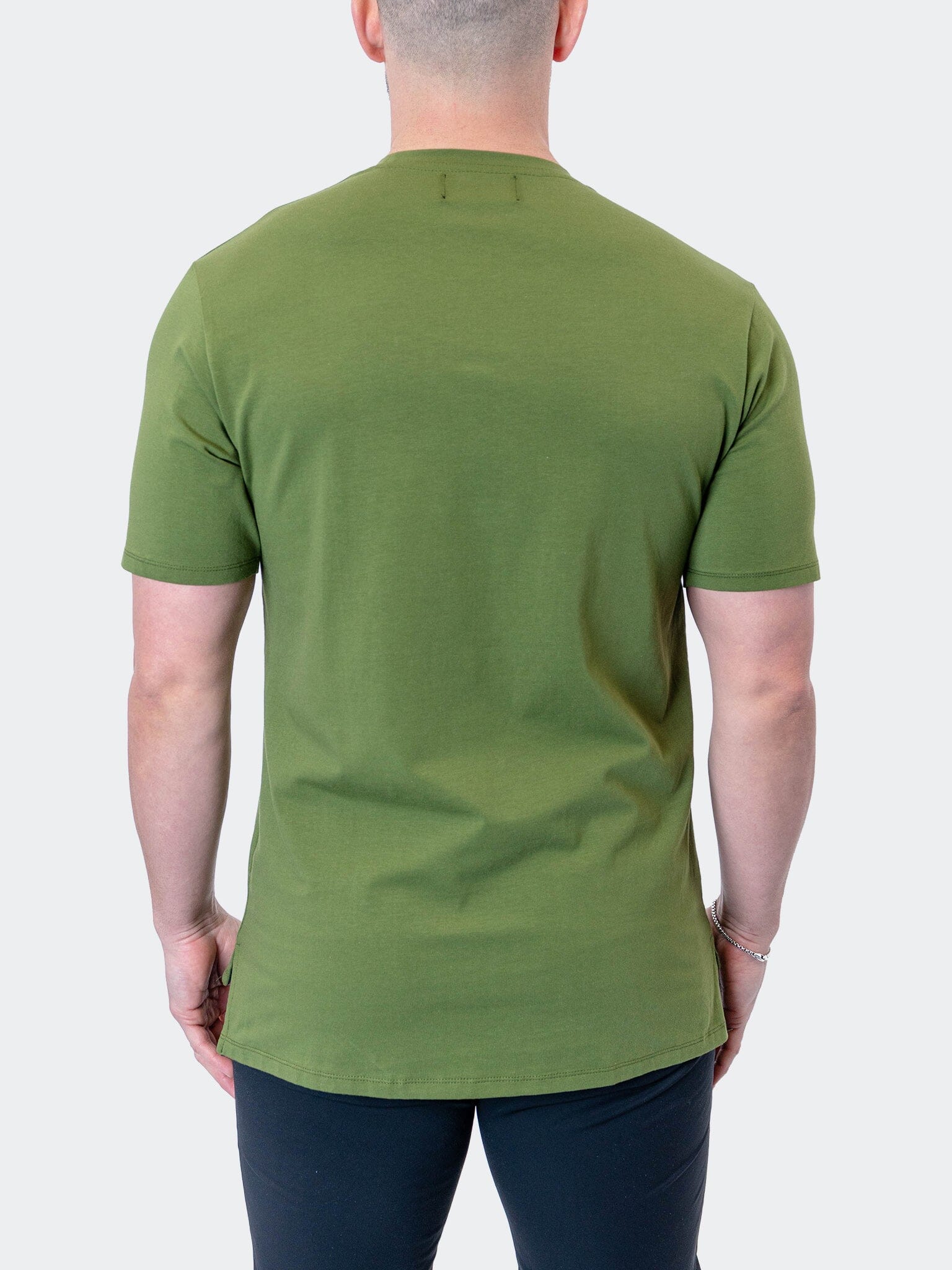 Stamped Green Logo Tee