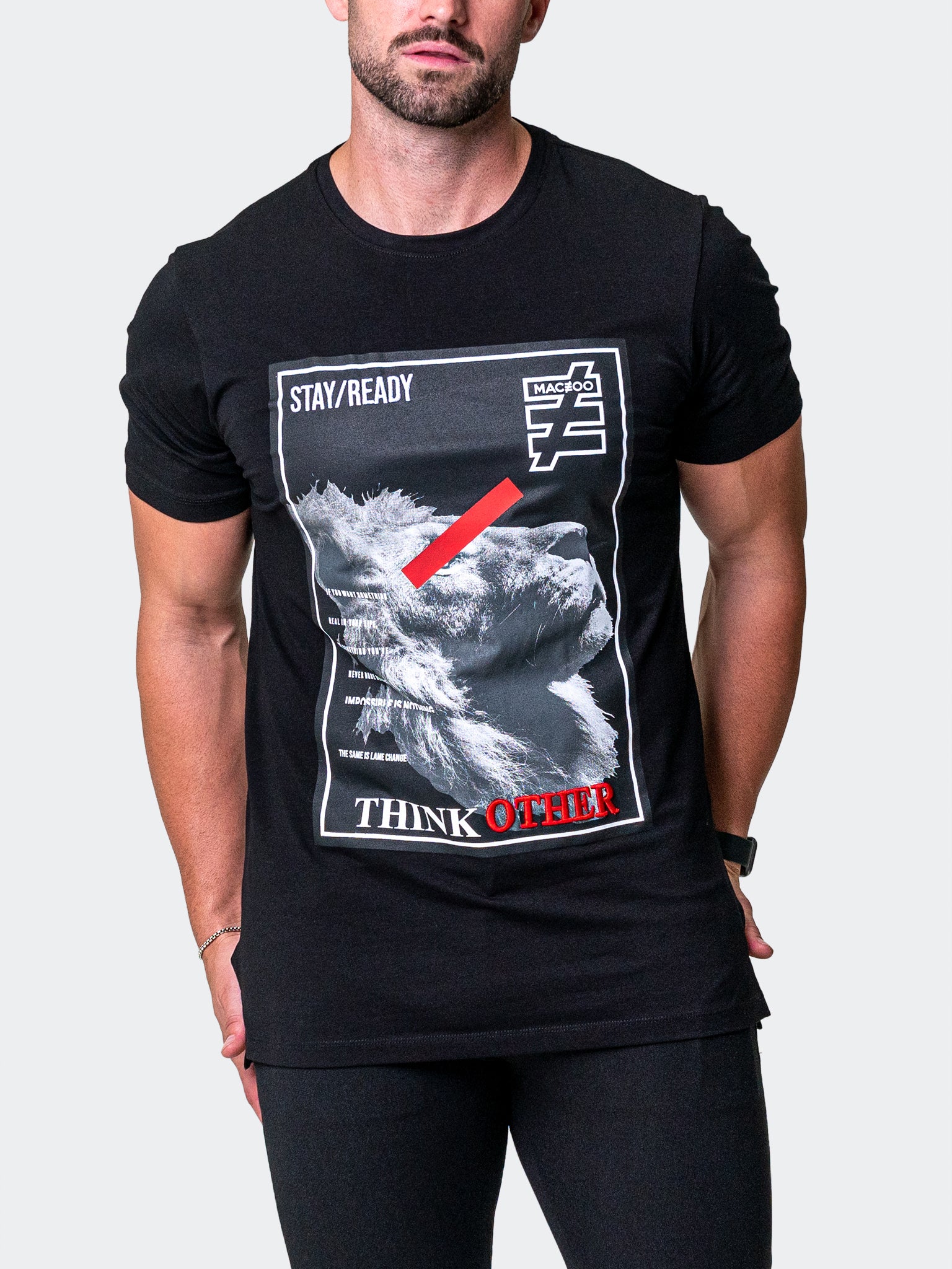 Think Black Graphic Tee