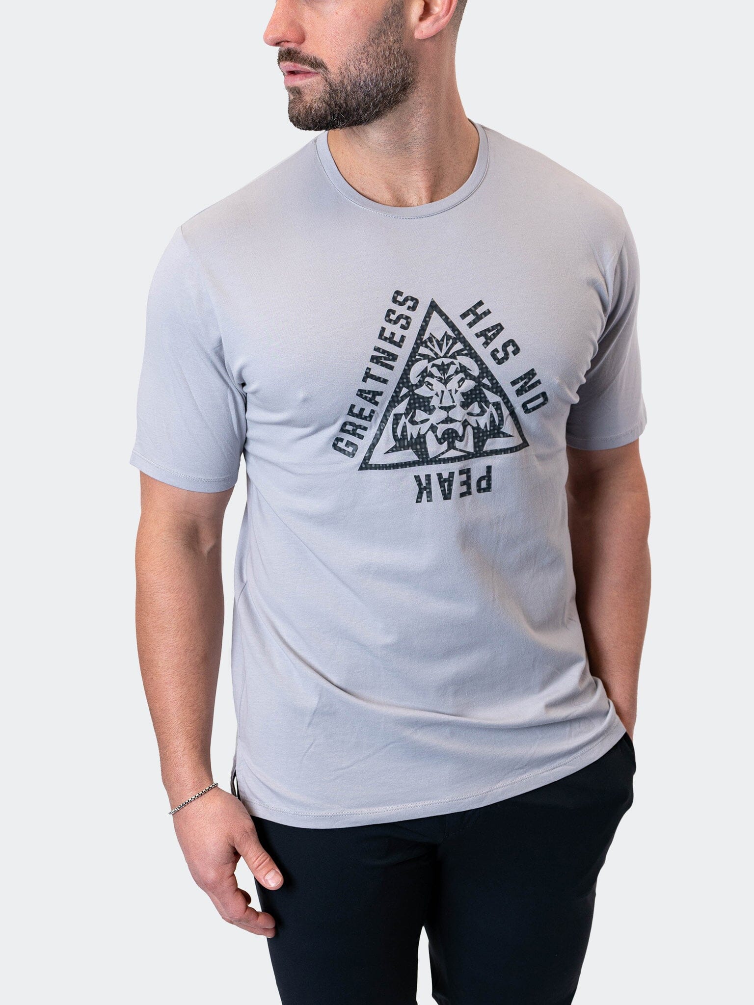 Triangle White Tee