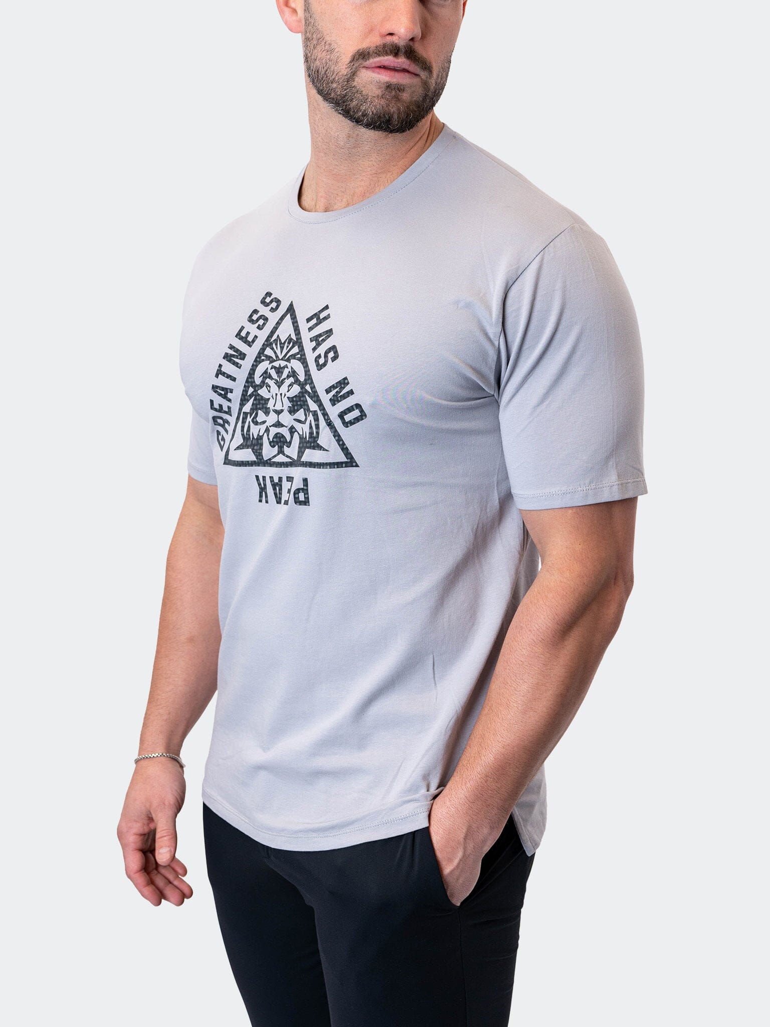 Triangle White Tee